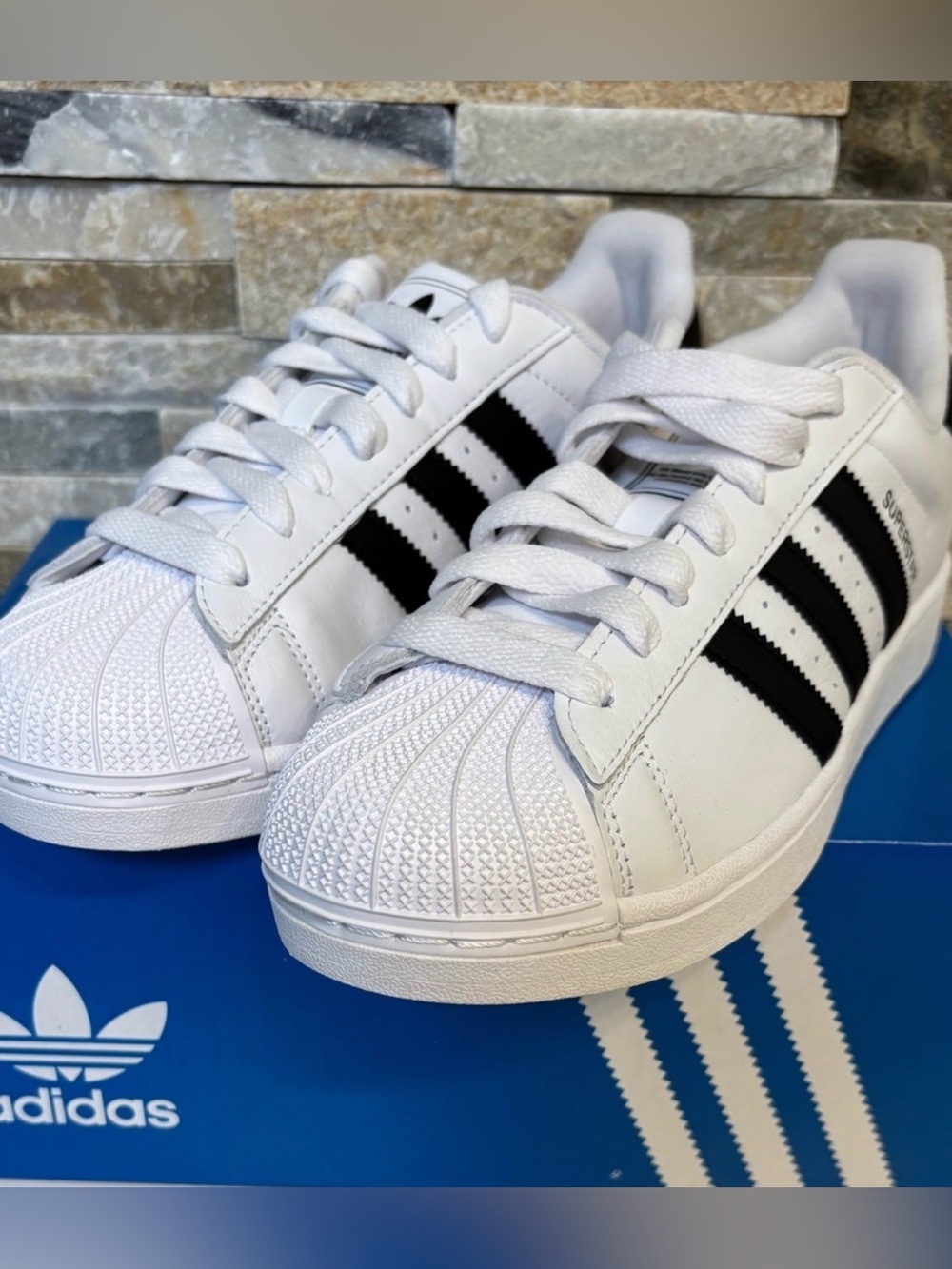 Adidas Superstar II IH8659 White Black Shell Toe Sneakers Men’s 8 Women’s 9 NIB